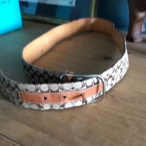 AUTHENTIC COACH BELT SIZE LARGE Handcrafted in Italy
